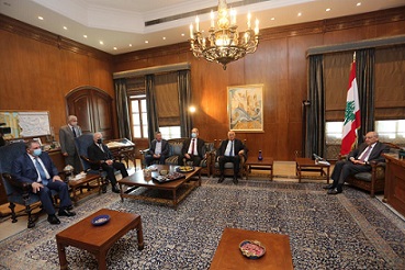 الرجوب التقى على رأس وفد من مركزية فتح رئيس مجلس النواب اللبناني