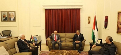 دبور يلتقي نائب رئيس المجلس الوطني الفلسطيني علي فيصل