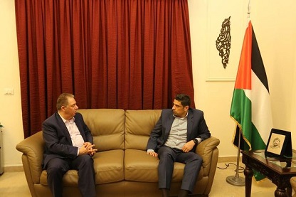 دبور يلتقي رئيس لجنة الحوار اللبناني الفلسطيني