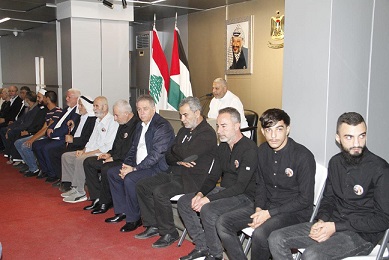 سفارة فلسطين في لبنان تستقبل المعزّين بوفاة ام الشهداء أم عزيز