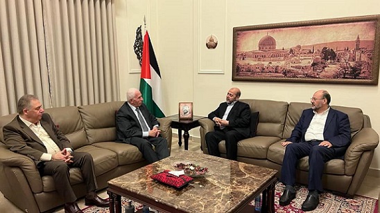 لقاء قيادي بين حركتي فتح وحماس في سفارة فلسطين في بيروت