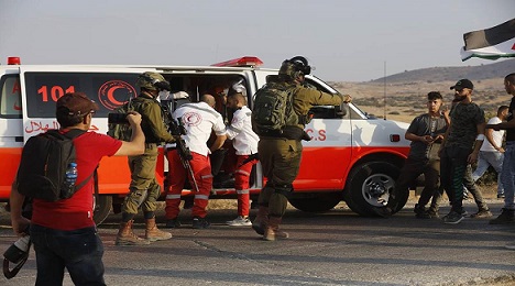 إصابتان إحداهما خطيرة برصاص الاحتلال في نابلس