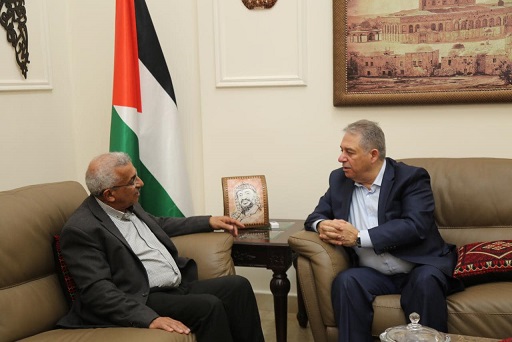 دبور يلتقي رئيس التنظيم الشعبي الناصري اسامة سعد