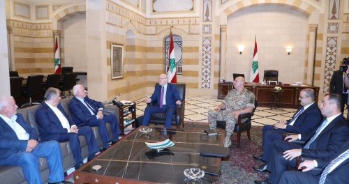 الاحمد يلتقي رئيس مجلس الوزراء اللبناني نجيب ميقاتي